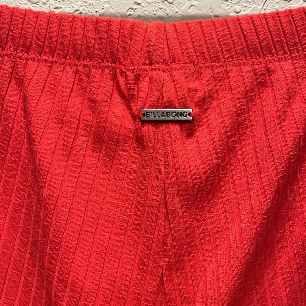 Billabong Easy Waves Pants Rib Knit Cropped size S - Picture 10 of 12